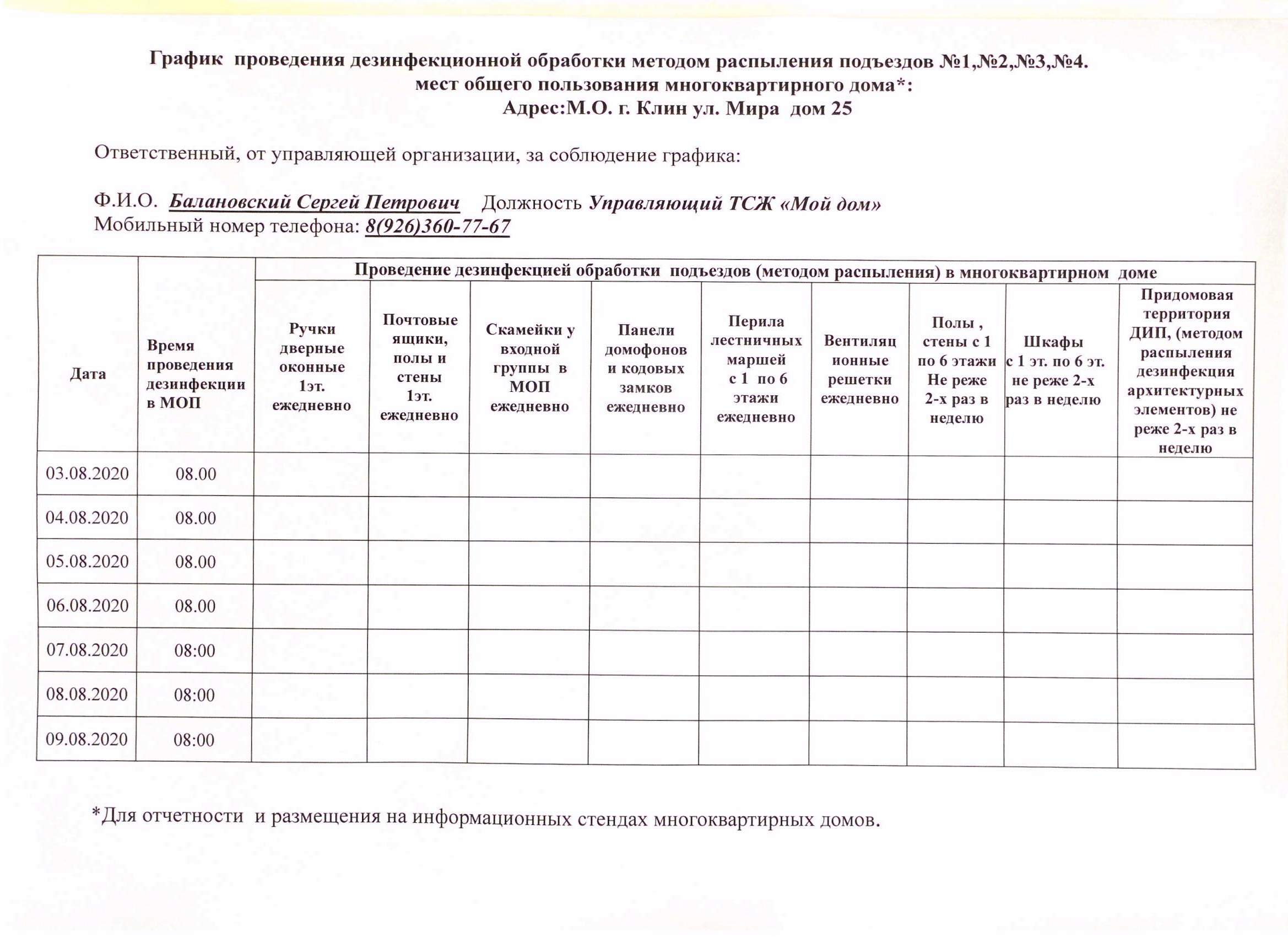 ТСЖ «Мой дом» | г. Клин, ул. Мира, д. 25 | Page 9